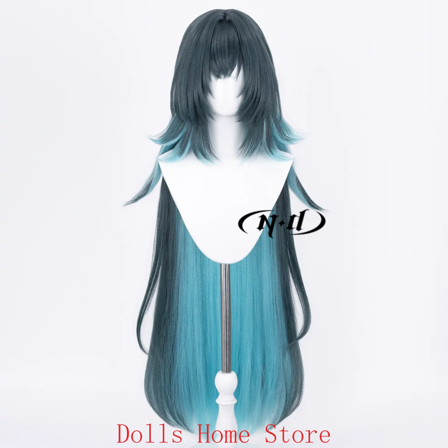 Synthetic Wigs - Anime Danica Genshin Impact 110 cm