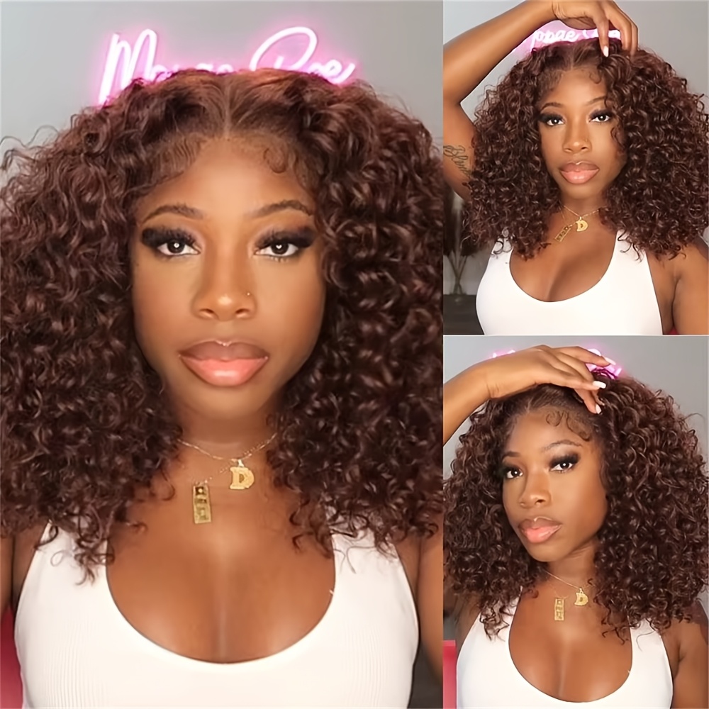 Kıvırcık Kısa Bob Peruk, Gerçe - Glueless Wear And Go Human Hair Wig incelemesi ve fiyatı
