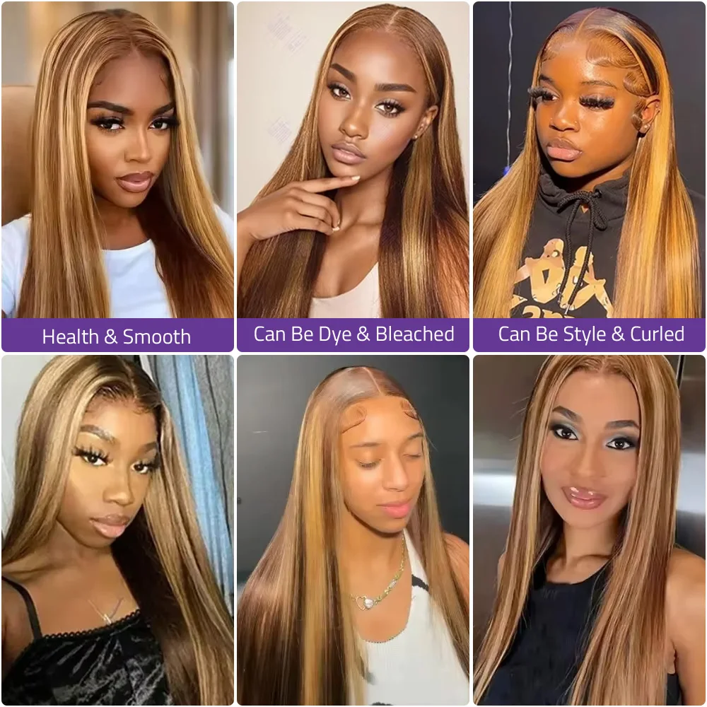 46 İnç P4/27 Düz Peruk, Brezil - Hd Lace Frontal Wig Human Hair Pre Plucked incelemesi ve fiyatı