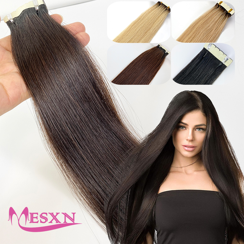 Mini düz bant içinde insan saç - Invisible Tape In Extensions Real Hair incelemesi ve fiyatı