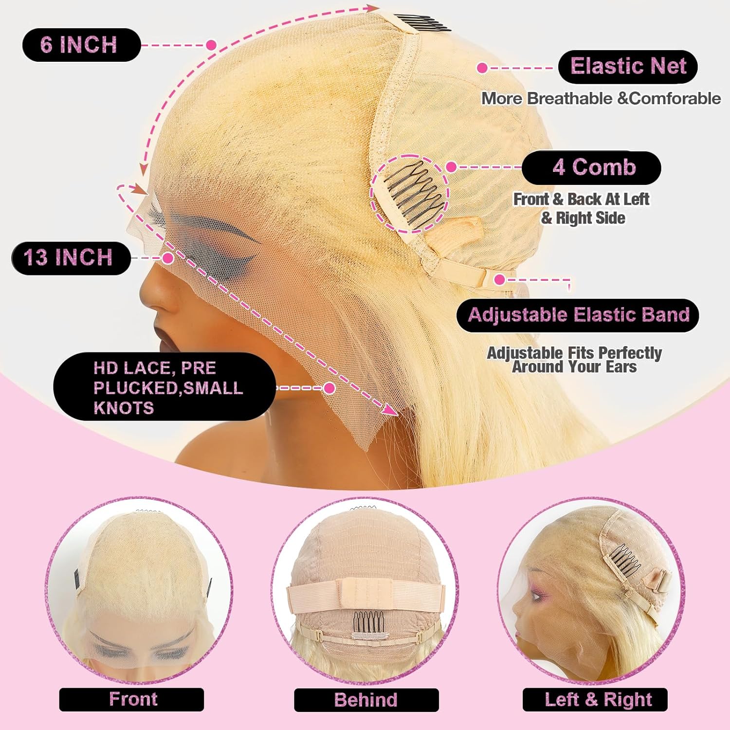 613 Sarı Dantel Ön Peruk Gerçe - 613 Blonde Body Wave Lace Front Wig incelemesi ve fiyatı